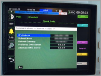 Enter and save your IP address information.